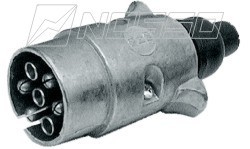 EAN5167 - FICHA ENCHUFE 12V - PLASTICA ALUMINIO - 7P
